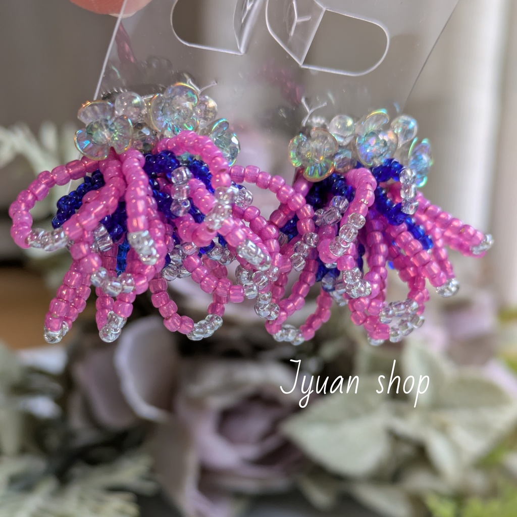 鬼滅 猗窩座 イメージ イヤリング/ピアス ver.4