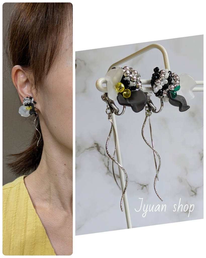 鬼滅 伊黒小芭内 イメージ イヤリング/ピアス