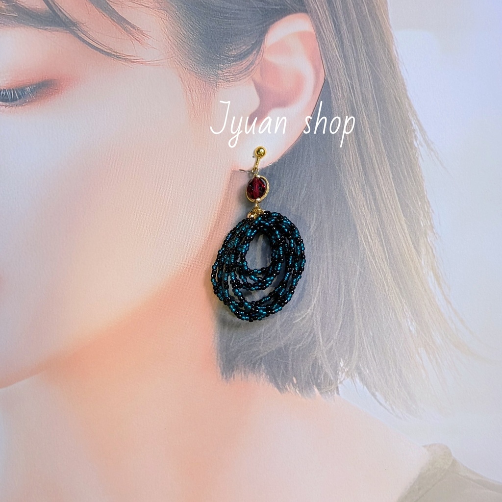 鬼滅 竈門炭治郎 イメージ イヤリング/ピアス ver.4