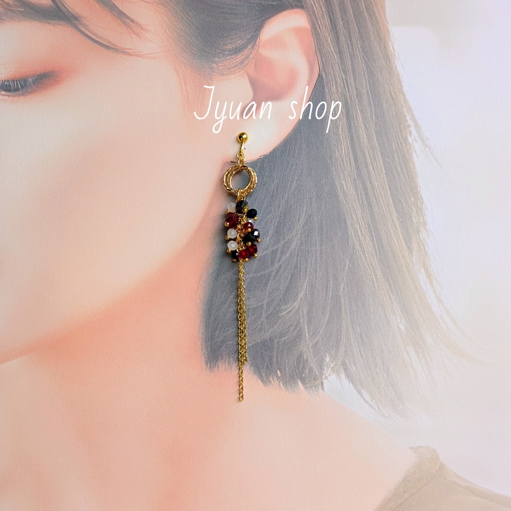 ハイキュー!!音駒イメージカラー イヤリング/ピアス 4