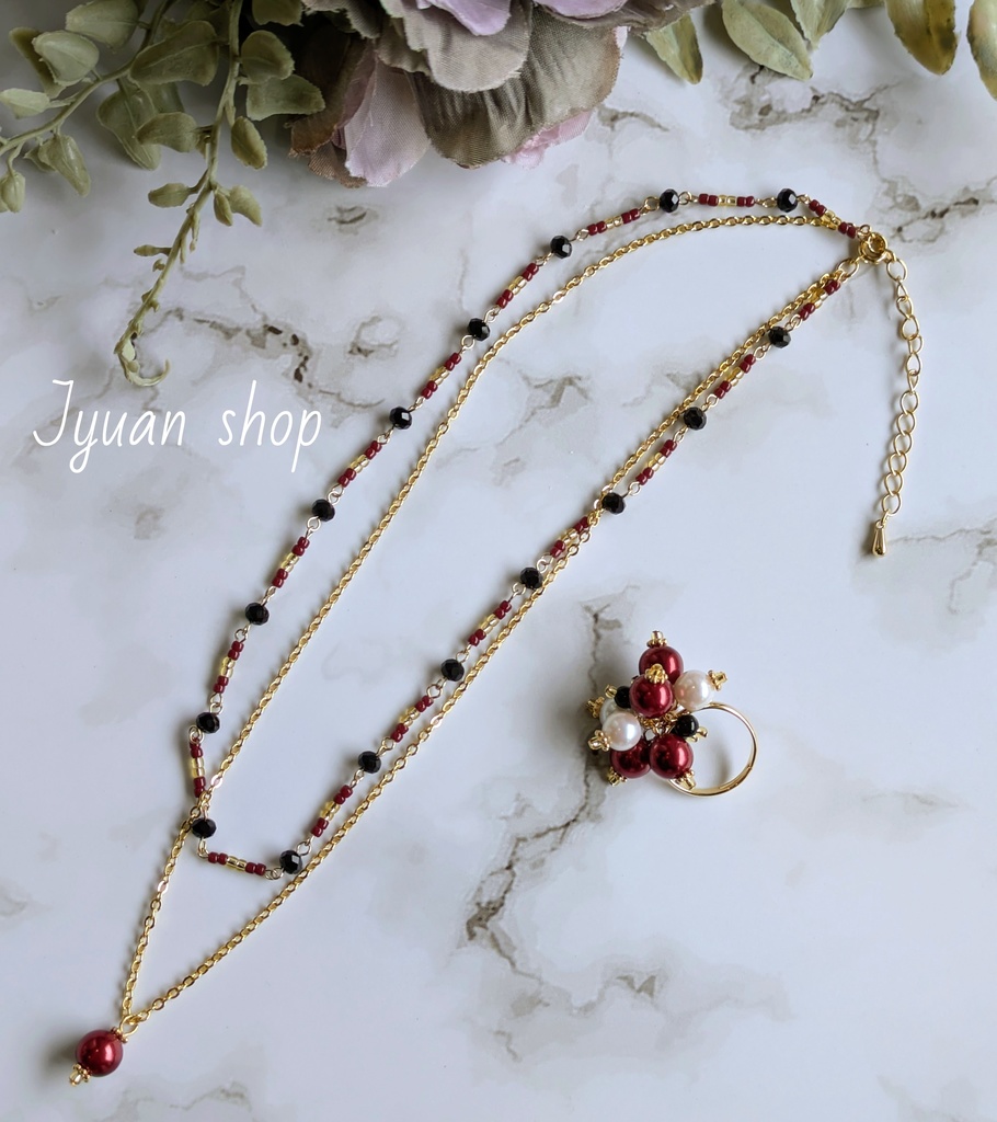 ハイキュー!!稲荷崎 イメージカラー ネックレス&リング 4