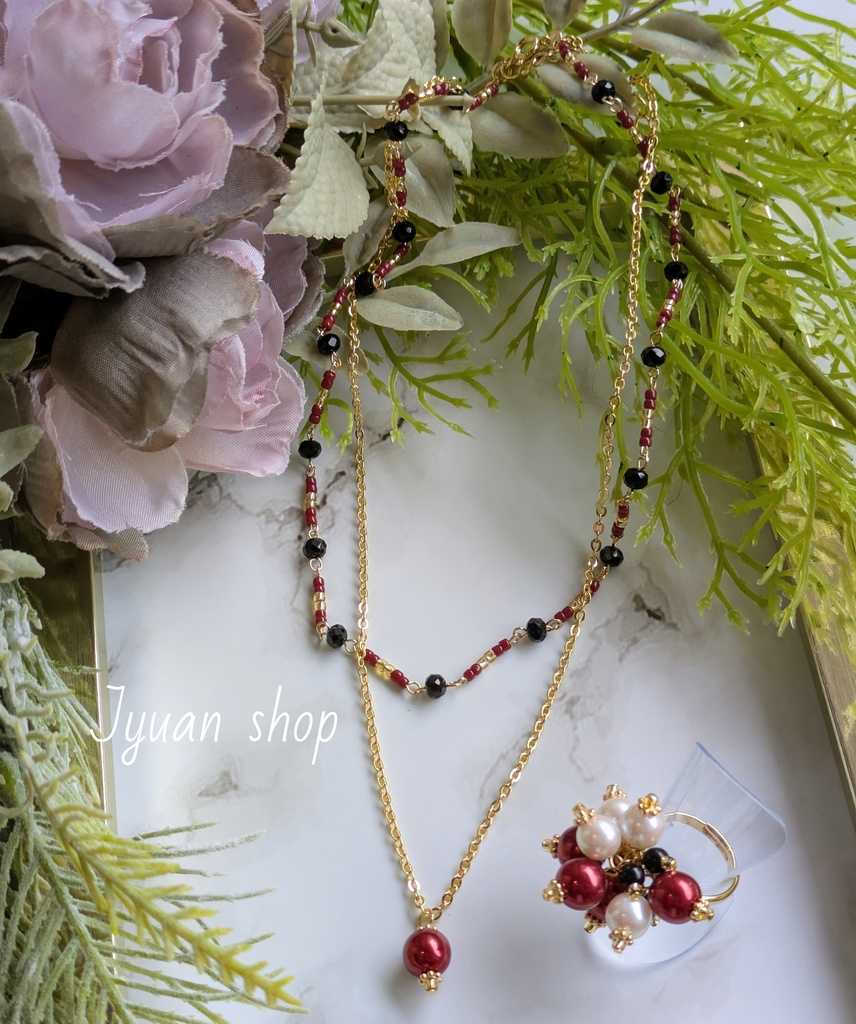 ハイキュー!!稲荷崎 イメージカラー ネックレス&リング 4