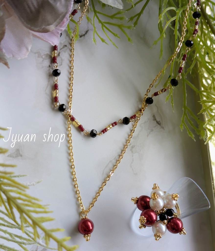 ハイキュー!!稲荷崎 イメージカラー ネックレス&リング 4