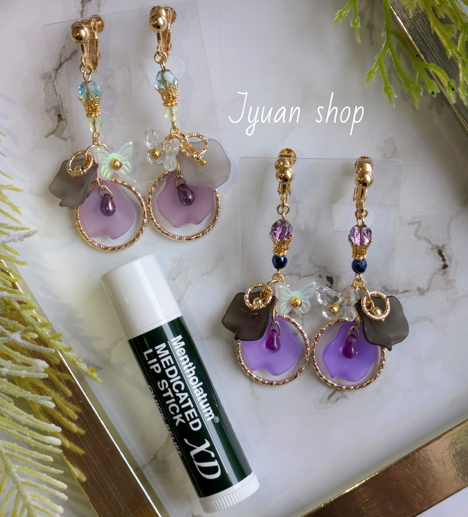 東京卍リベンジャーズ 灰谷蘭&灰谷竜胆 イメージ イヤリング/ピアス ver.2