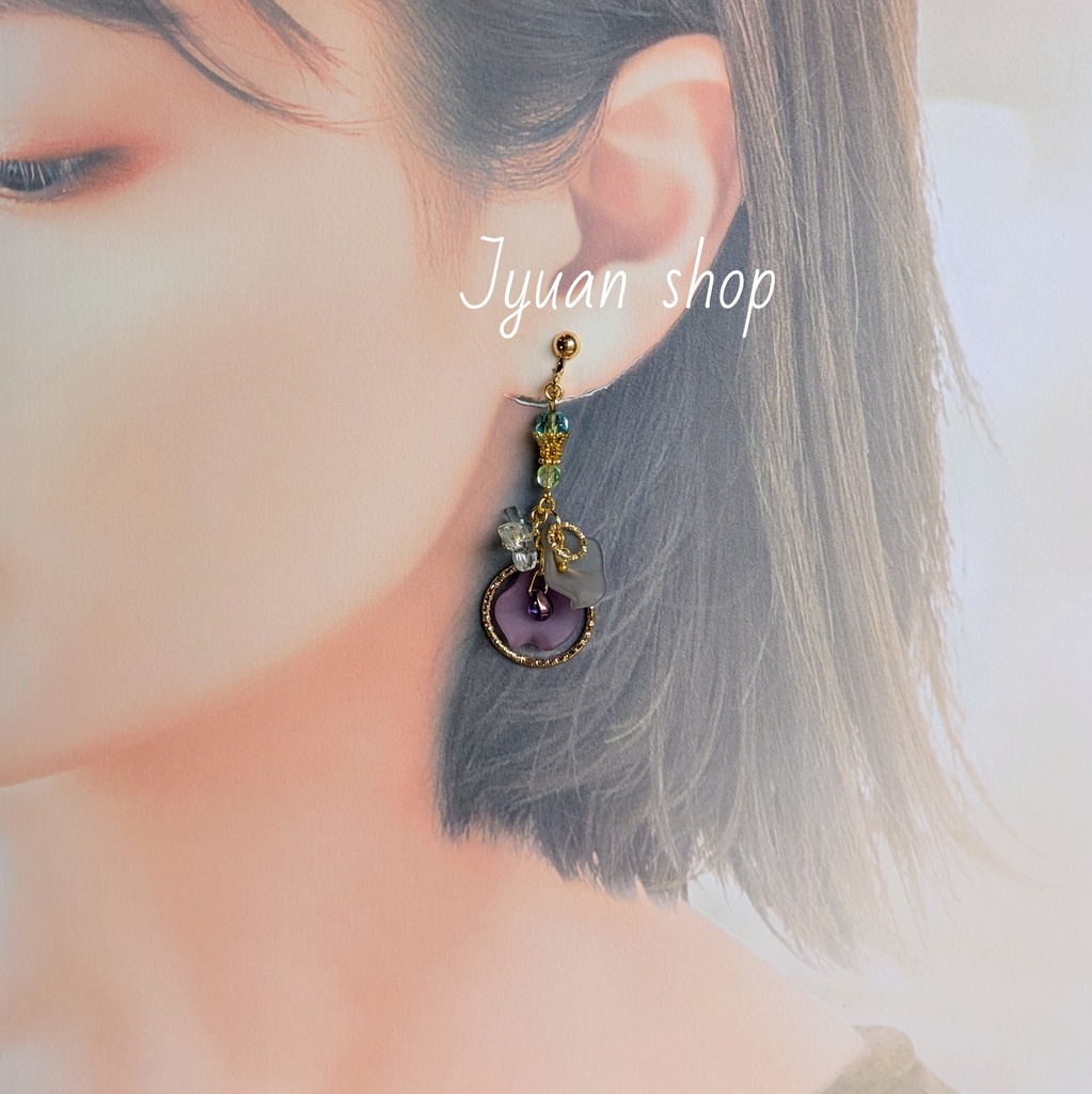 東京卍リベンジャーズ 灰谷蘭&灰谷竜胆 イメージ イヤリング/ピアス ver.2