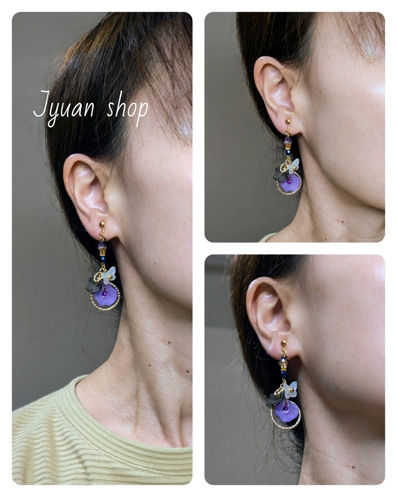 東京卍リベンジャーズ 灰谷蘭&灰谷竜胆 イメージ イヤリング/ピアス ver.2