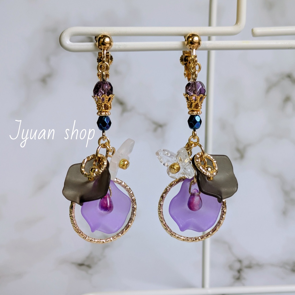 東京卍リベンジャーズ 灰谷蘭&灰谷竜胆 イメージ イヤリング/ピアス ver.2