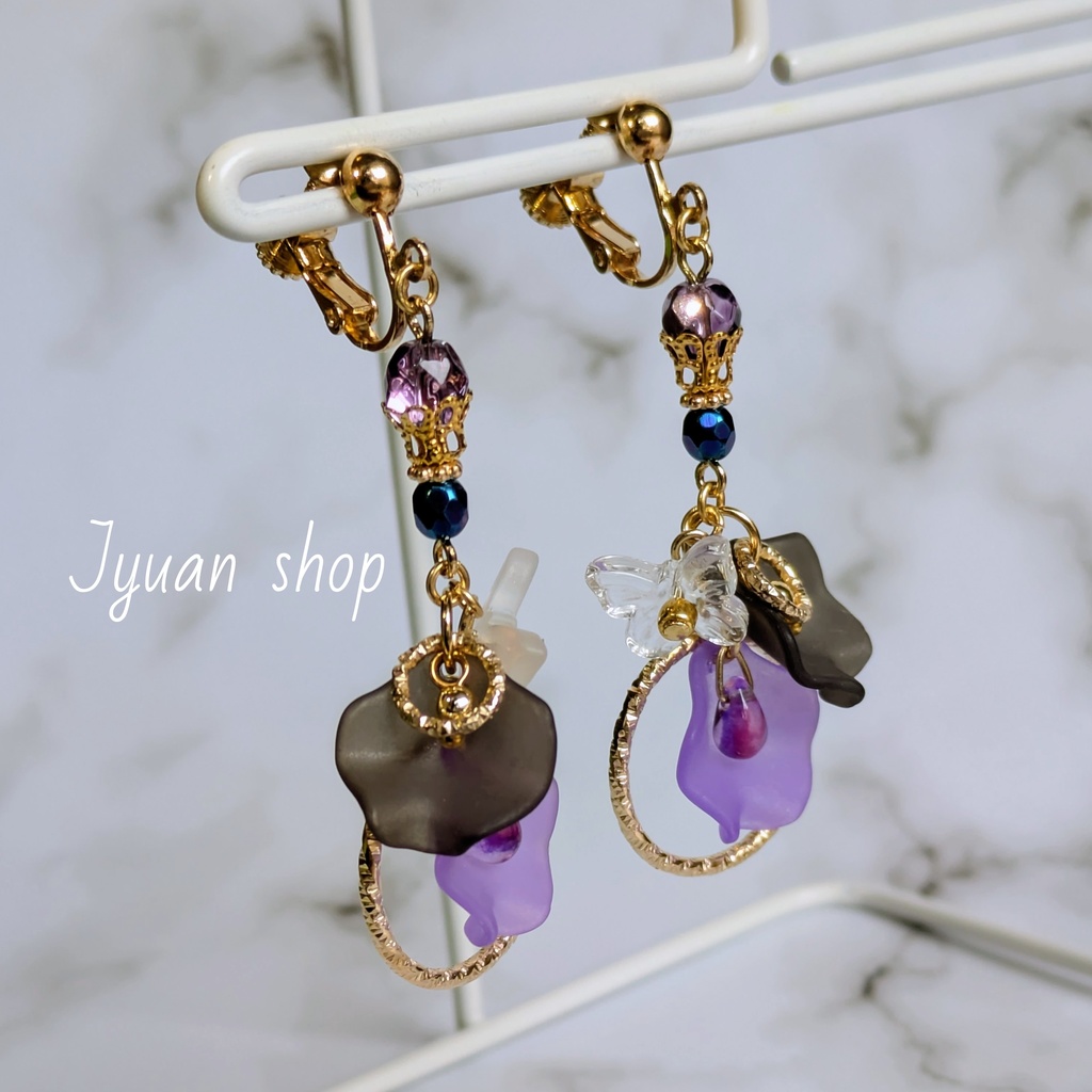 東京卍リベンジャーズ 灰谷蘭&灰谷竜胆 イメージ イヤリング/ピアス ver.2