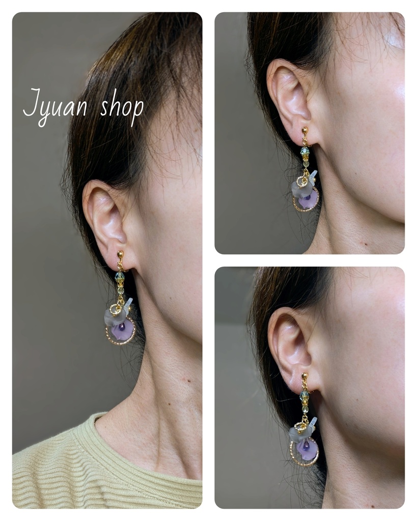 東京卍リベンジャーズ 灰谷蘭&灰谷竜胆 イメージ イヤリング/ピアス ver.2