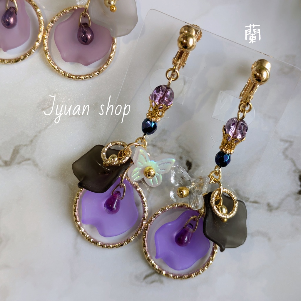 東京卍リベンジャーズ 灰谷蘭&灰谷竜胆 イメージ イヤリング/ピアス ver.2