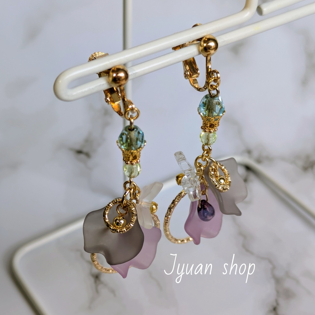 東京卍リベンジャーズ 灰谷蘭&灰谷竜胆 イメージ イヤリング/ピアス ver.2