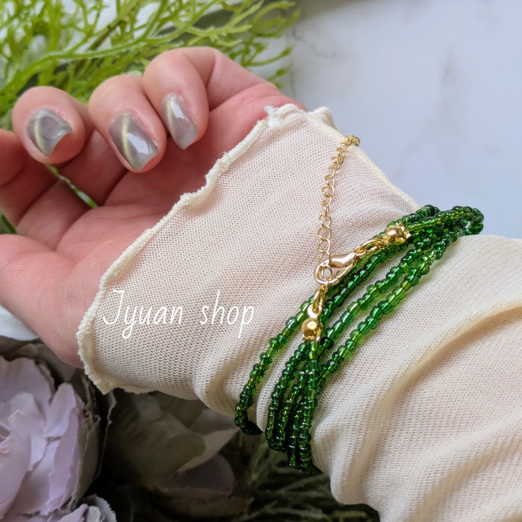 ワンピース ゾロ&サンジ イメージカラー 多連ブレスレット