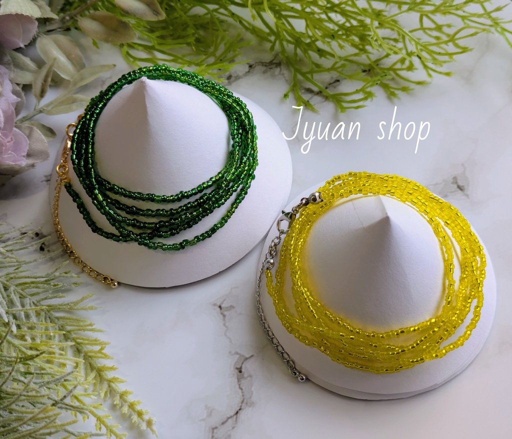 ワンピース ゾロ&サンジ イメージカラー 多連ブレスレット