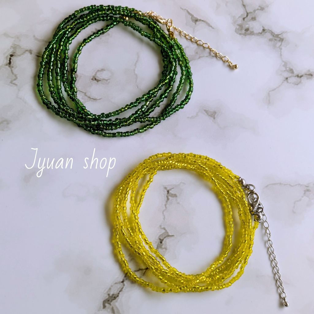 ワンピース ゾロ&サンジ イメージカラー 多連ブレスレット