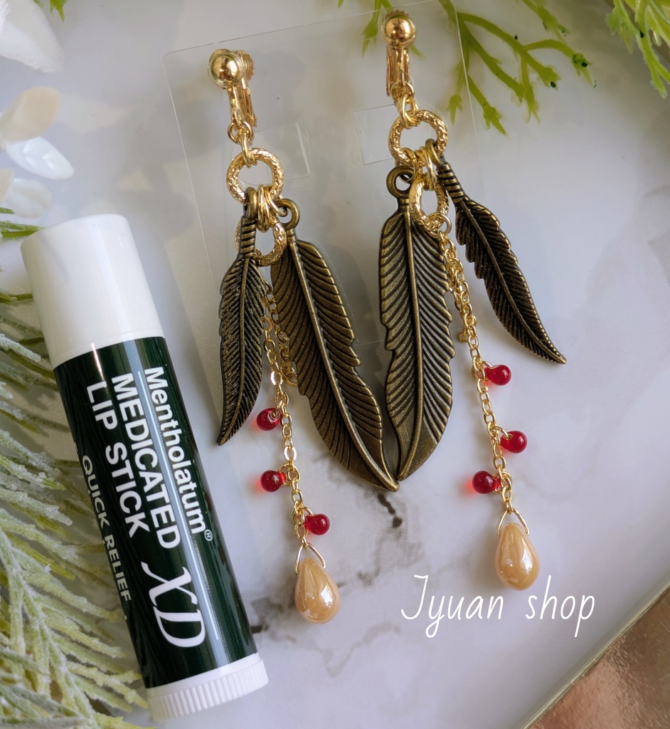 【再販】ヒロアカ ホークス イメージ イヤリング/ピアス デザイン②