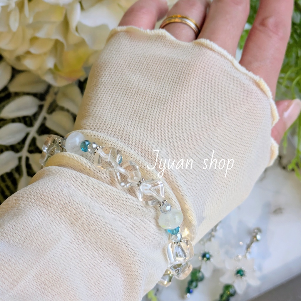 BLEACH 日番谷冬獅郎 イメージ ブレスレット& イヤリング/ピアス ver.2