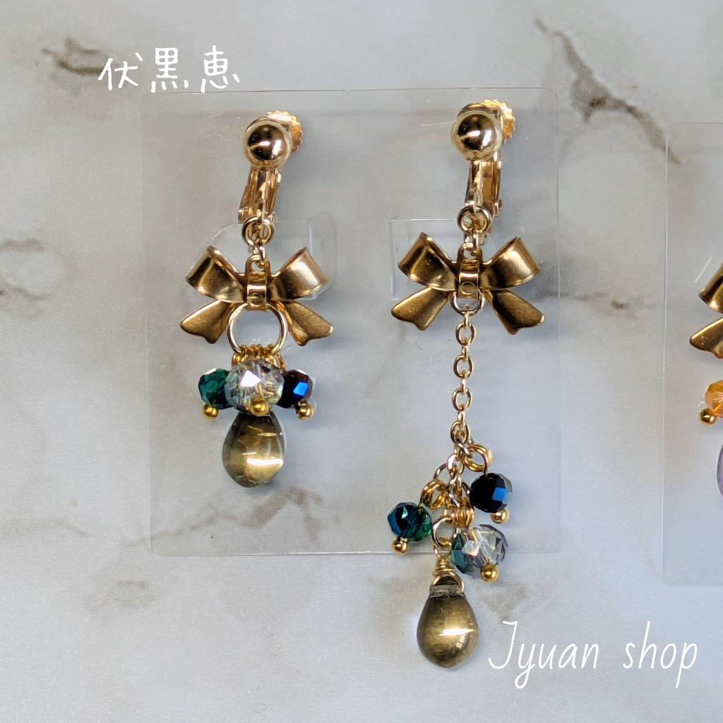 呪術廻戦 1年ズver.2 & 五条悟ver.6 イヤリング/ピアス