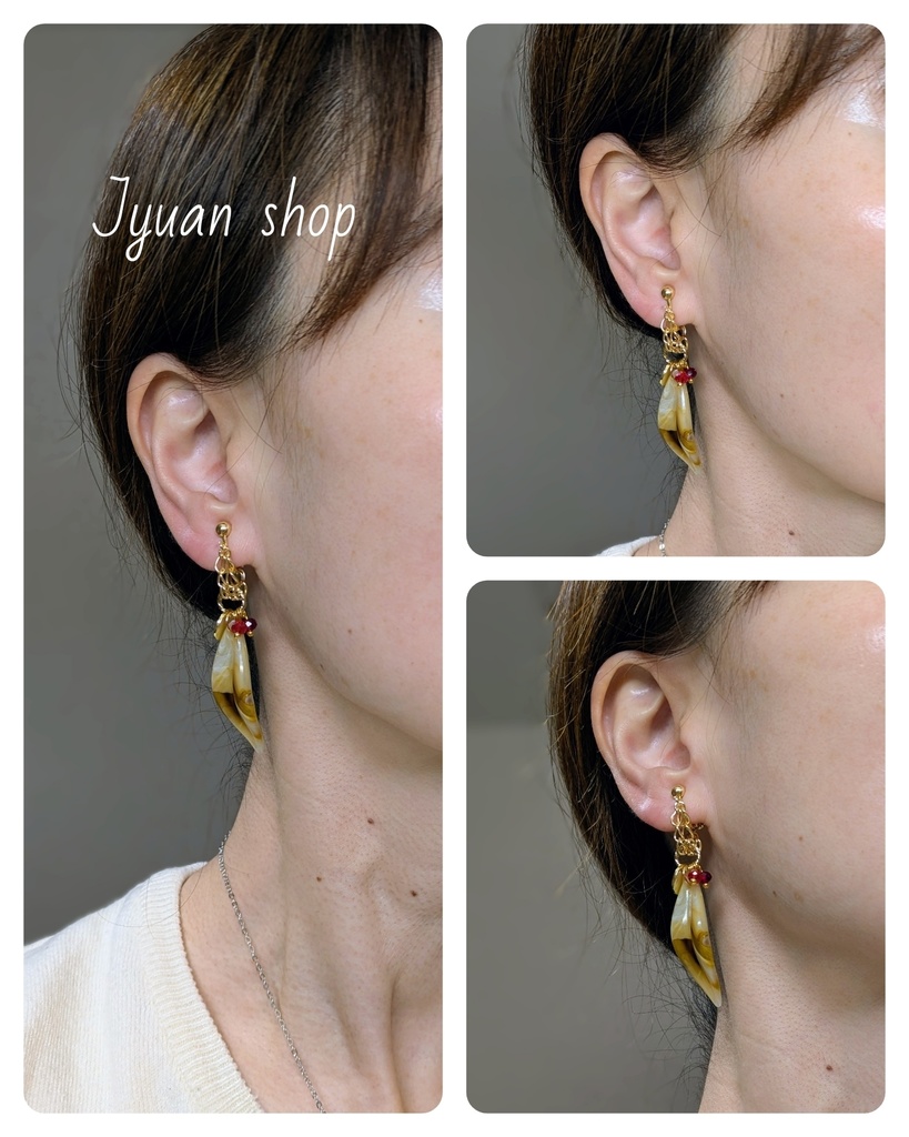 ヒロアカ ホークス イメージ イヤリング/ピアス ver.2