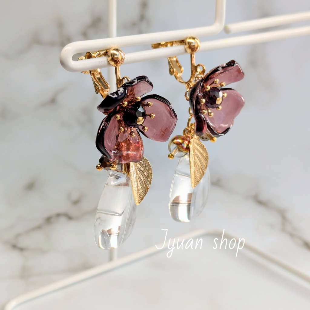 鬼滅 不死川玄弥 イメージ イヤリング/ピアス ver.2