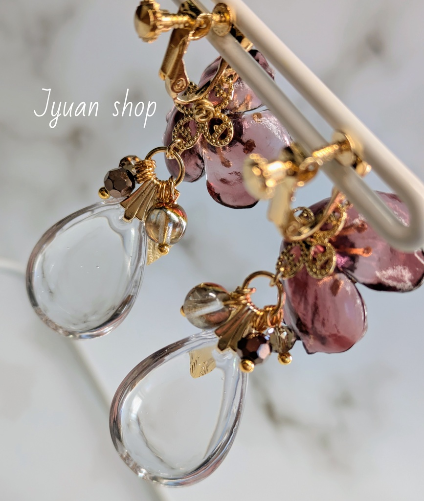 鬼滅 不死川玄弥 イメージ イヤリング/ピアス ver.2