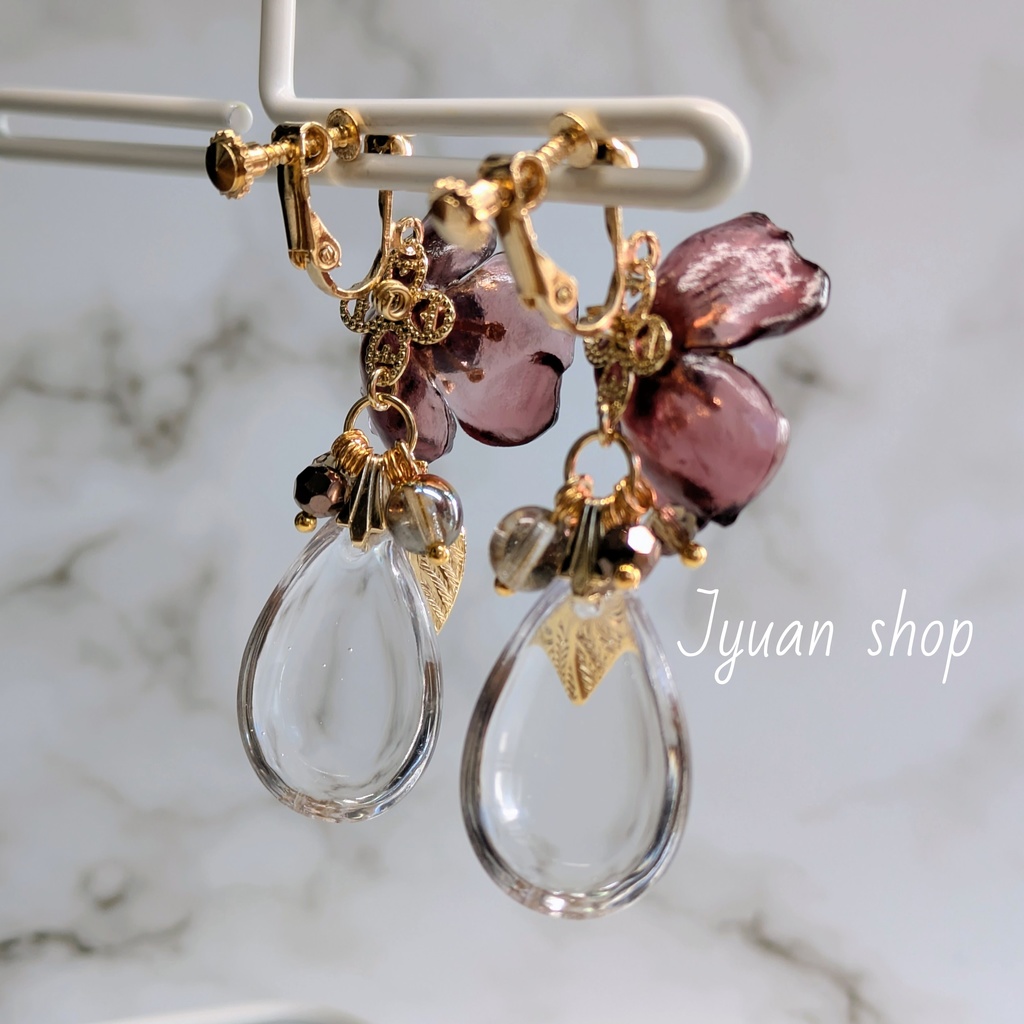 鬼滅 不死川玄弥 イメージ イヤリング/ピアス ver.2