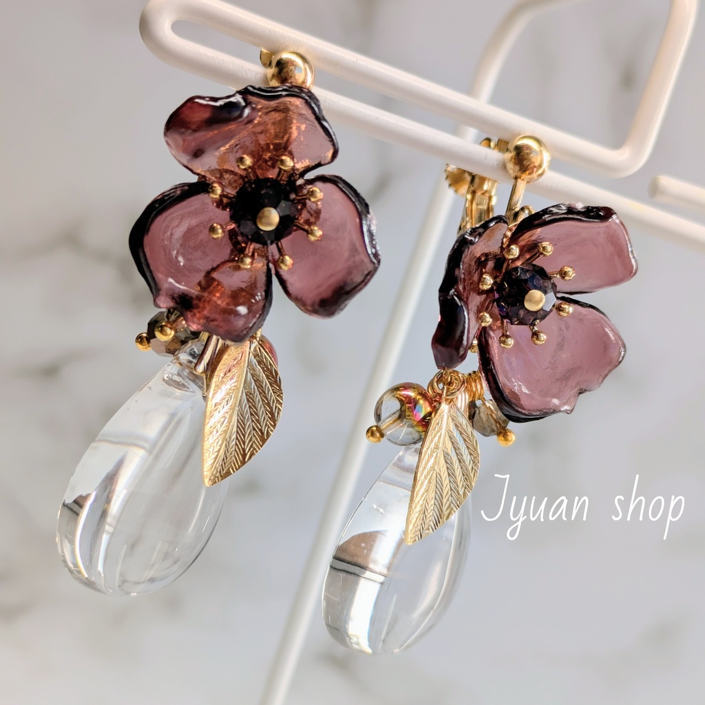 鬼滅 不死川玄弥 イメージ イヤリング/ピアス ver.2