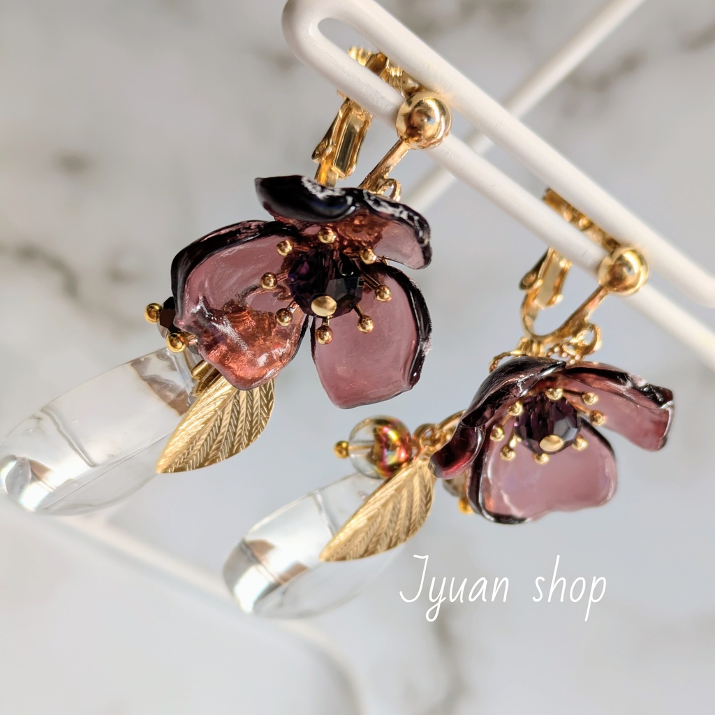 鬼滅 不死川玄弥 イメージ イヤリング/ピアス ver.2