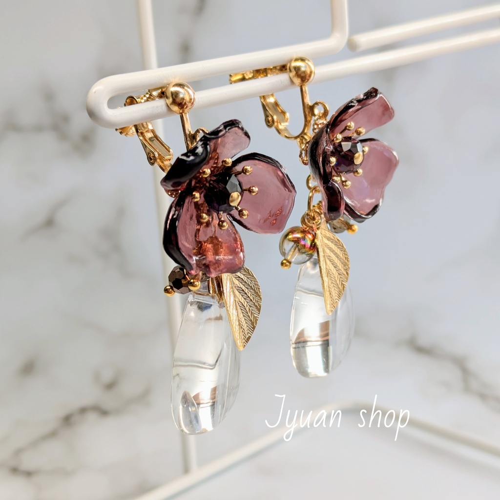 鬼滅 不死川玄弥 イメージ イヤリング/ピアス ver.2