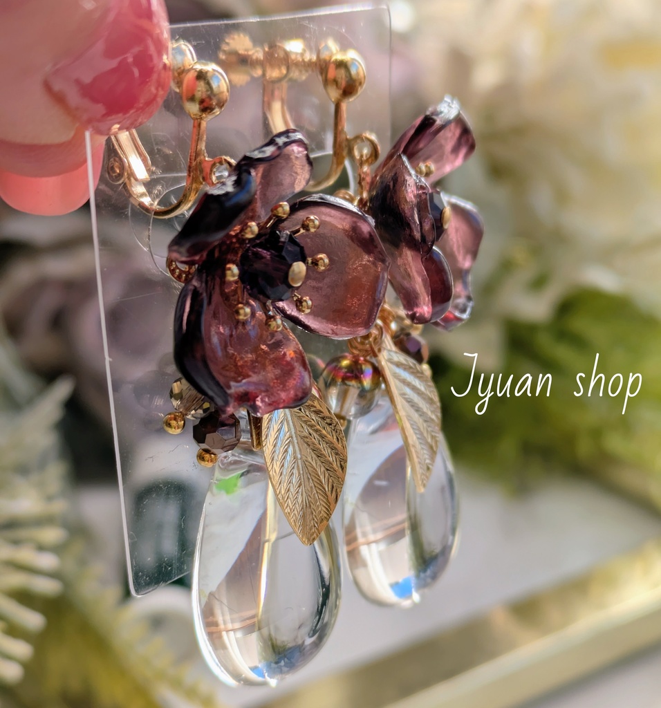 鬼滅 不死川玄弥 イメージ イヤリング/ピアス ver.2