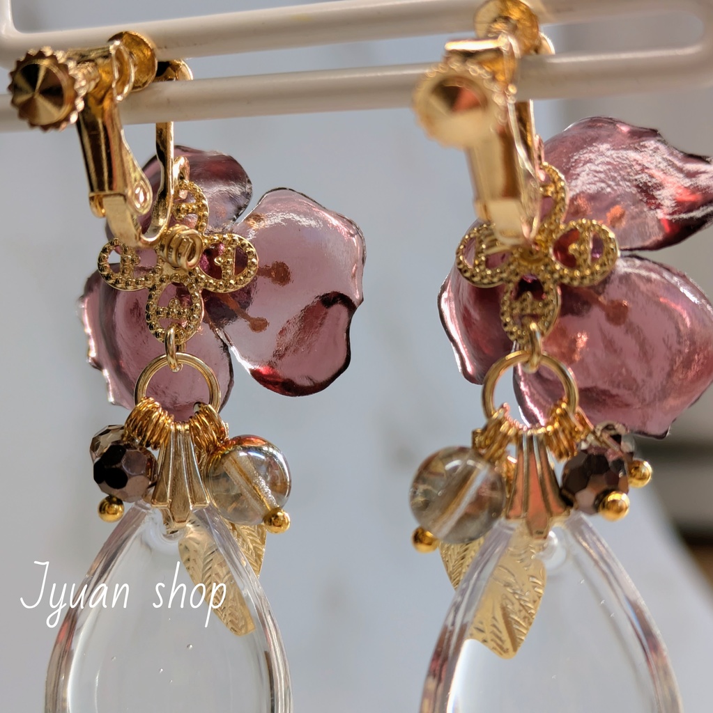 鬼滅 不死川玄弥 イメージ イヤリング/ピアス ver.2