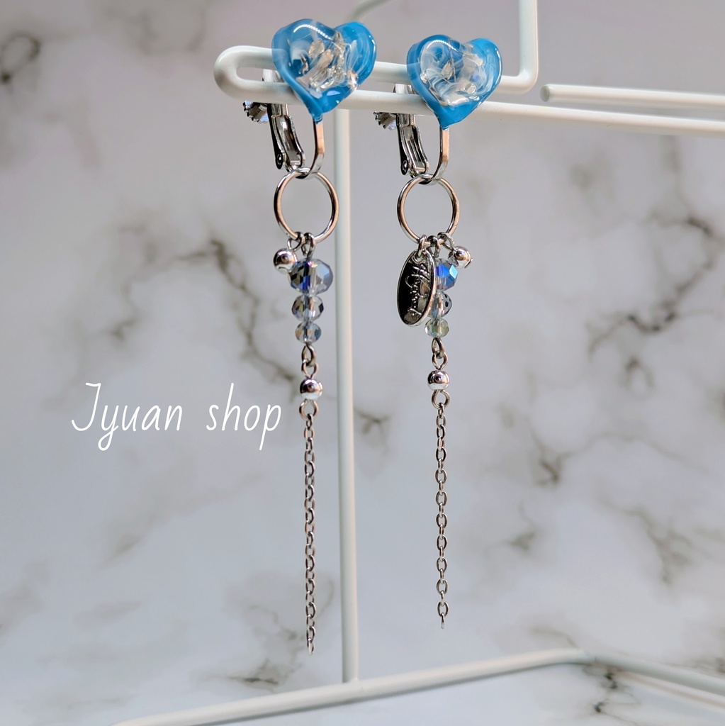 ヒロアカ 荼毘 イメージ イヤリング/ピアス ver.3