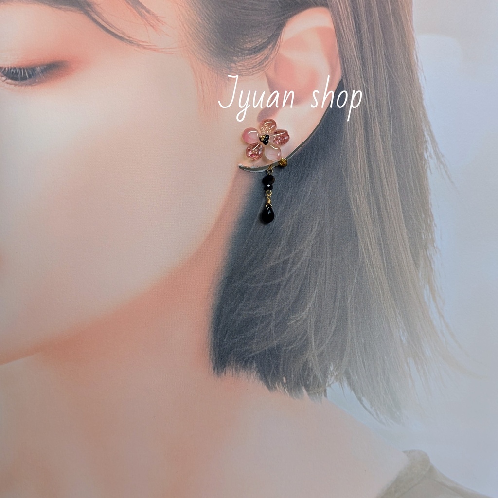 ★プレゼント企画★ 大人の桜アクセサリー 耳飾り&リング ※応募締切2/22※