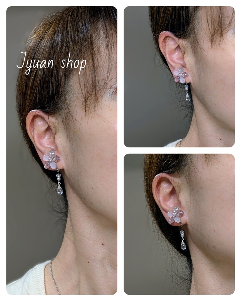 ★プレゼント企画★ 大人の桜アクセサリー 耳飾り&リング ※応募締切2/22※