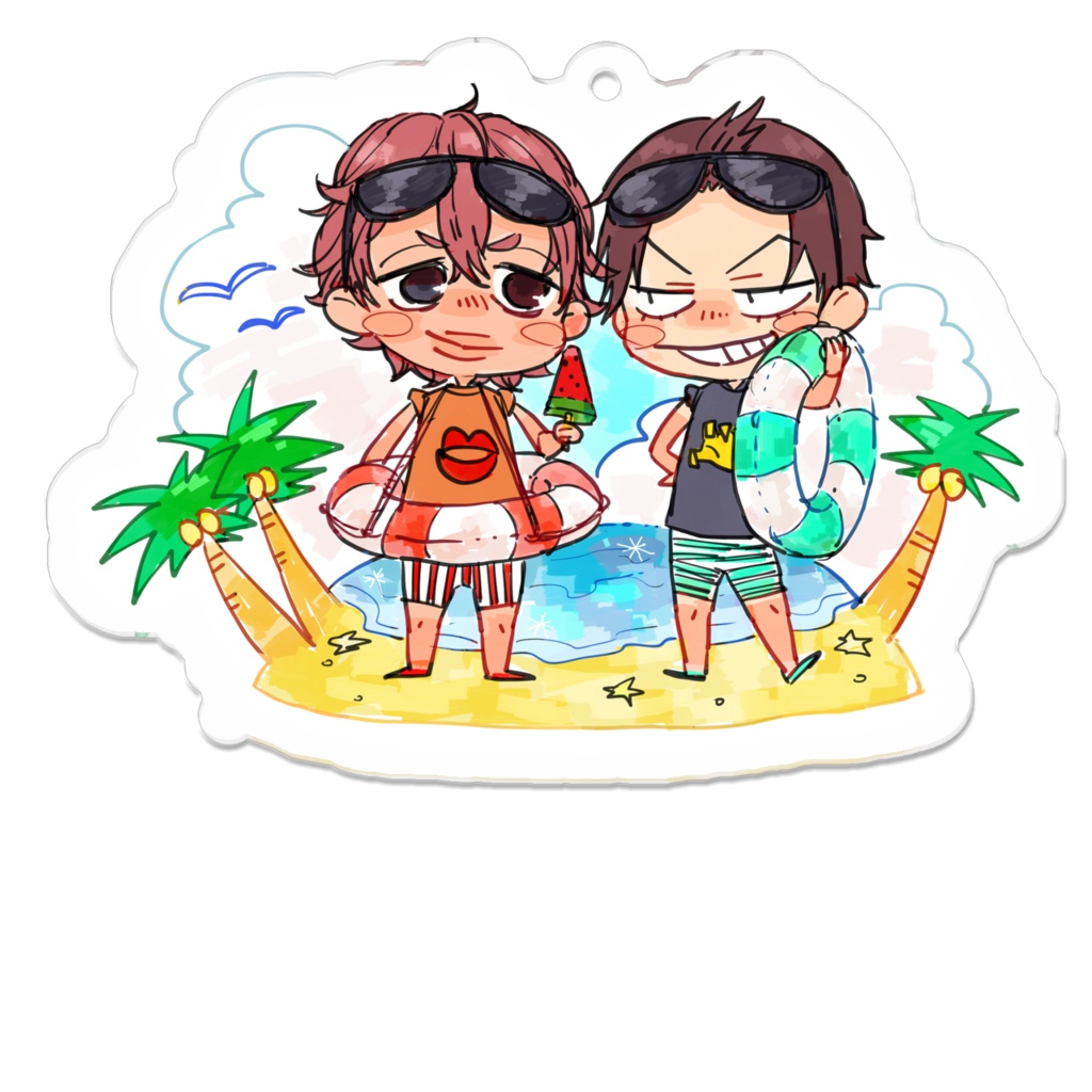 夏の新荒アクキー