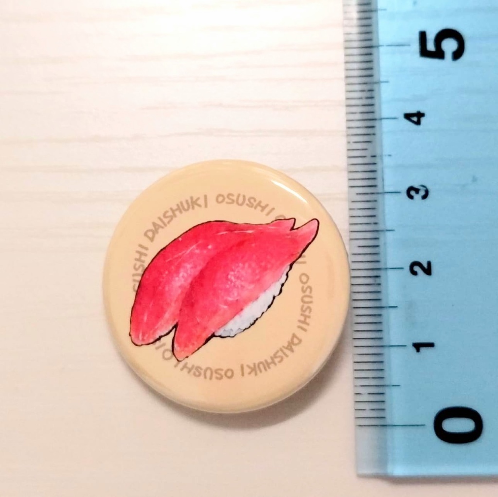 おすし缶バッジ