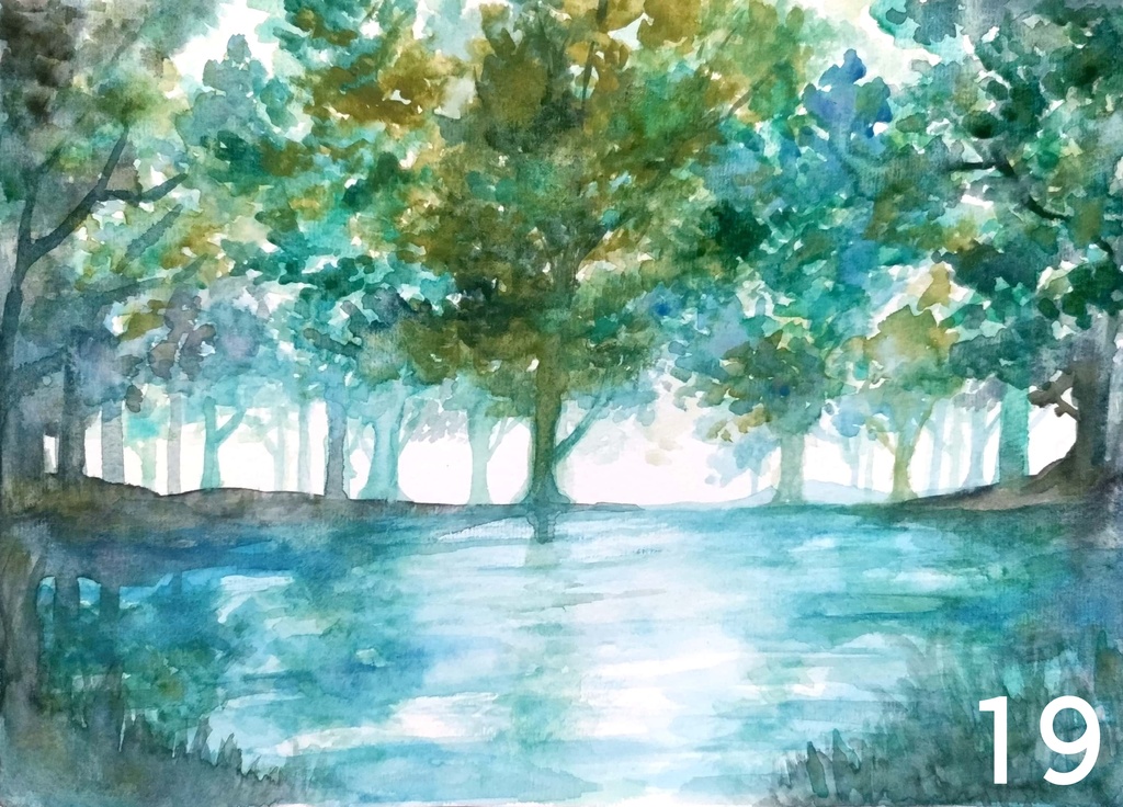 【原画】幻想風景画