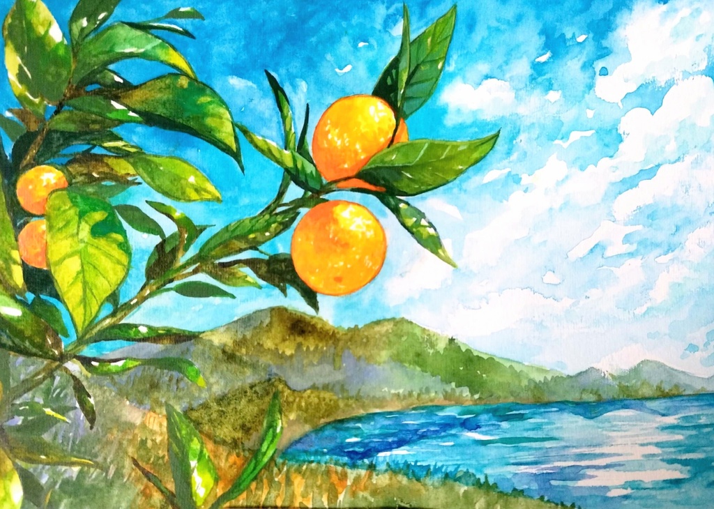 【原画】幻想風景画