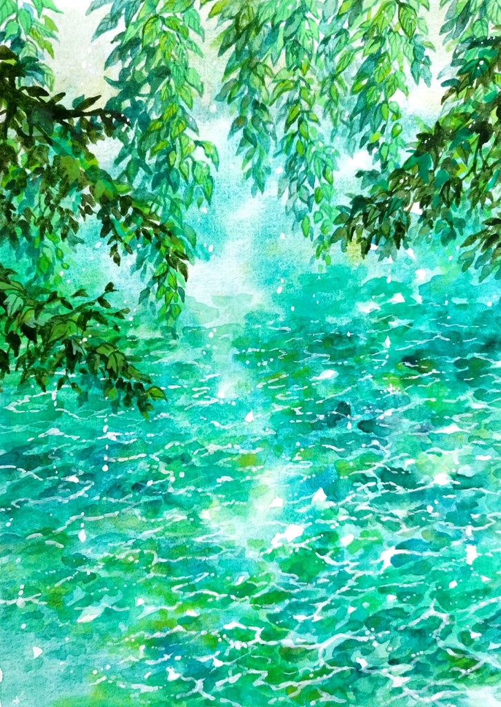 【原画】幻想風景画
