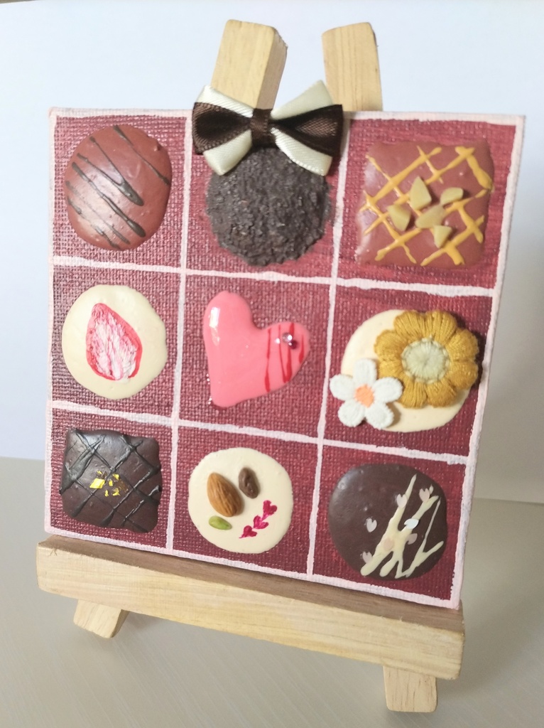 【テクスチャーアート】チョコレートBOX
