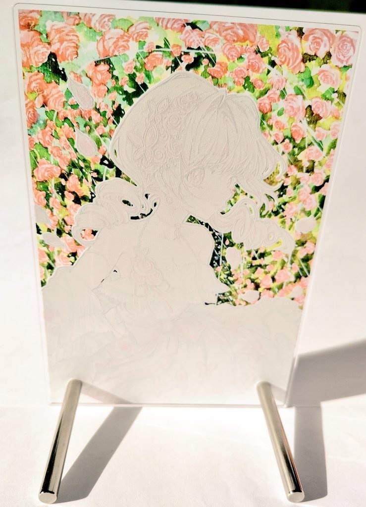 【アクリルフォトパネル】ローズ・ガーデンに導かれて