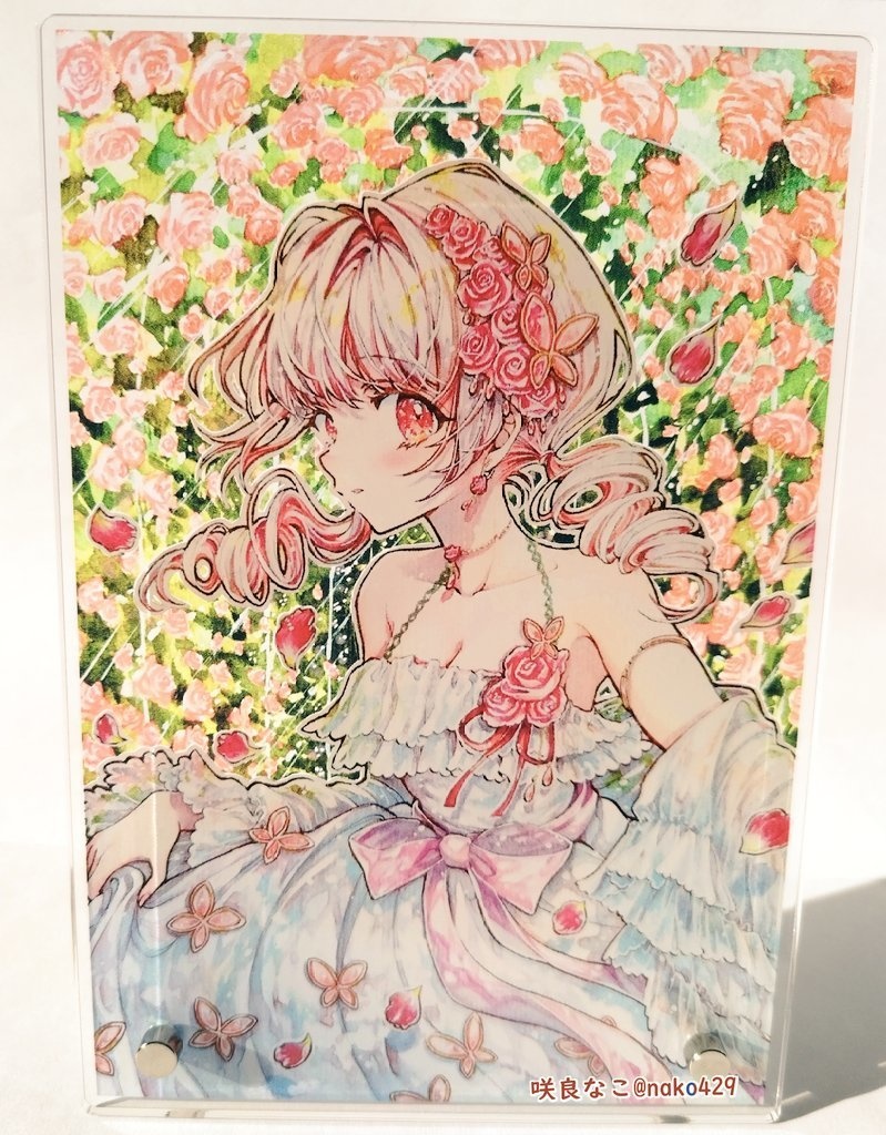 【アクリルフォトパネル】ローズ・ガーデンに導かれて