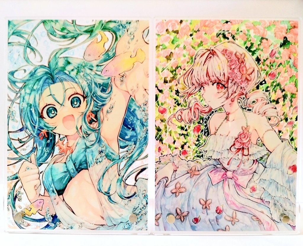 【アクリルフォトパネル】ローズ・ガーデンに導かれて