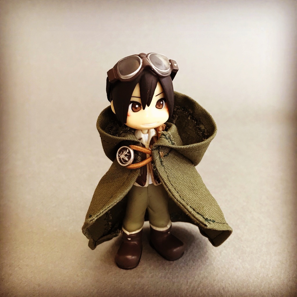オビツ11サイズ「緑の召喚ケープ」