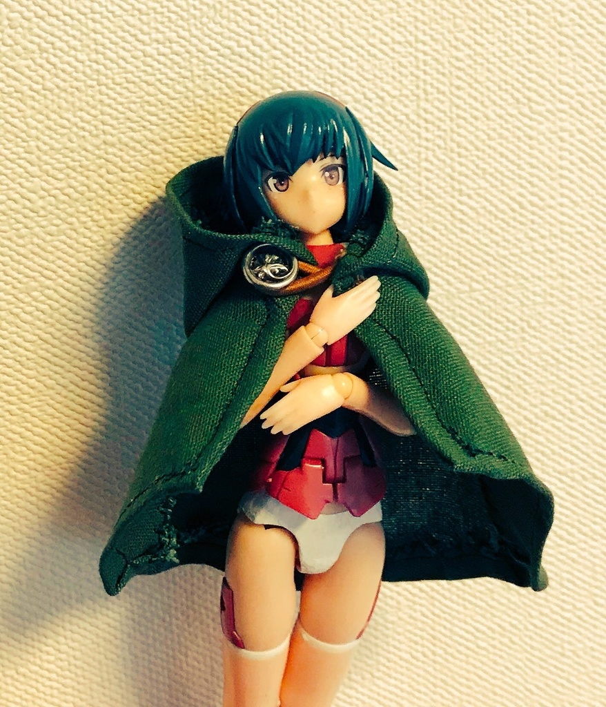 オビツ11サイズ「緑の召喚ケープ」