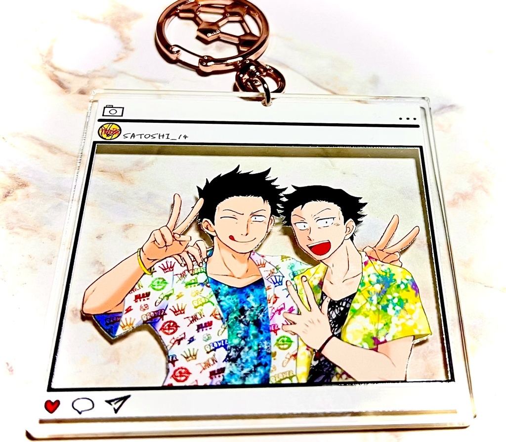 石神&丹波なかよしアクキー