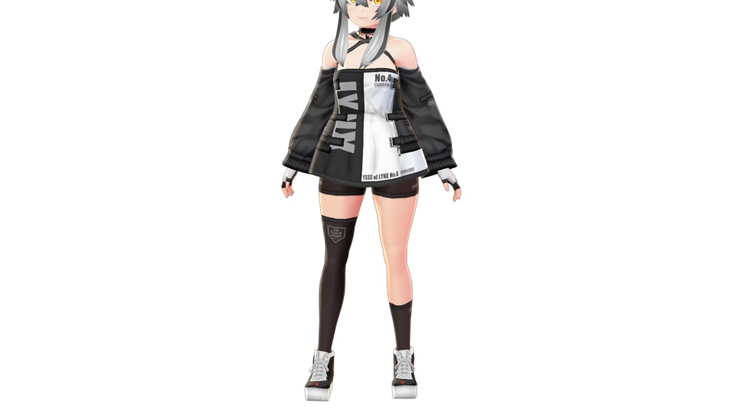VRoid衣装 "Lynx No.4" カスタムアイテム&テクスチャ