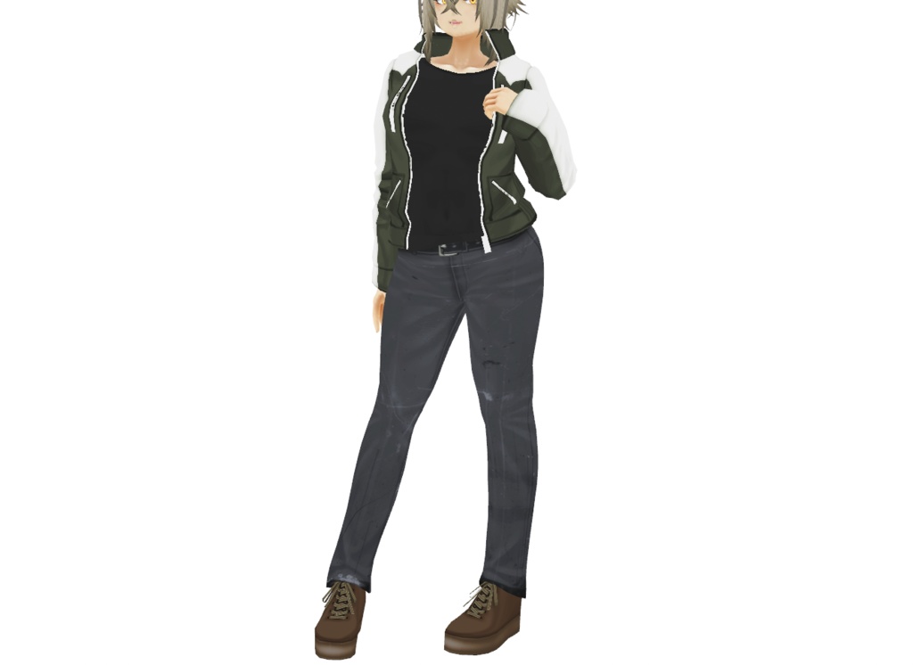 VRoid衣装「N5カジュアルセット」カスタムアイテム&テクスチャ男女兼用