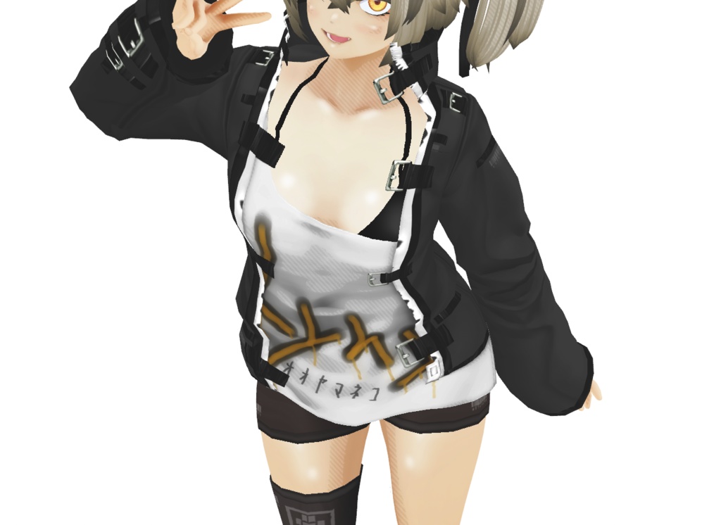 VRoid衣装「Lynx No.3セット」カスタムアイテム&テクスチャ