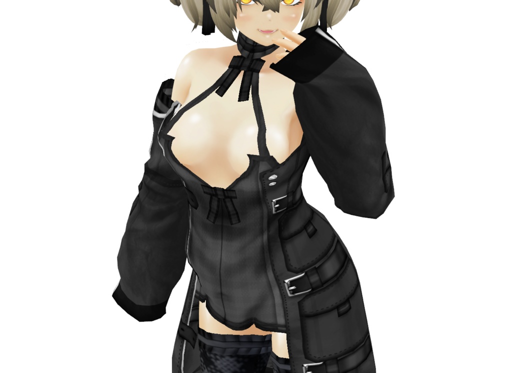 VRoid衣装「コート&ワンピ」カスタムアイテム&テクスチャ