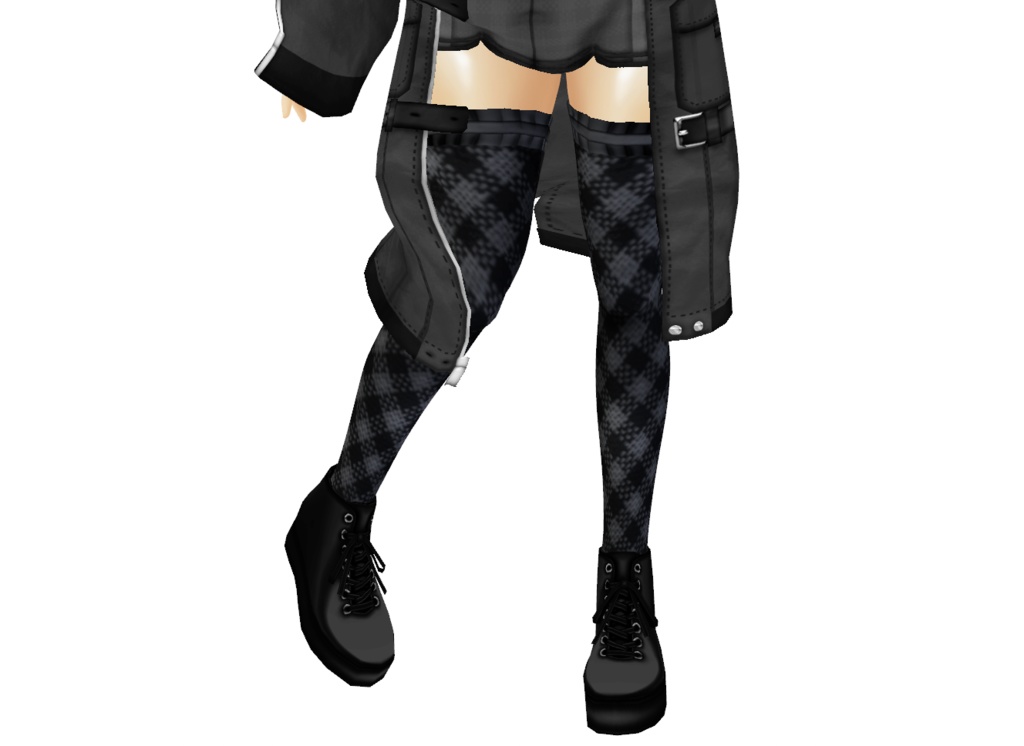 VRoid衣装「コート&ワンピ」カスタムアイテム&テクスチャ